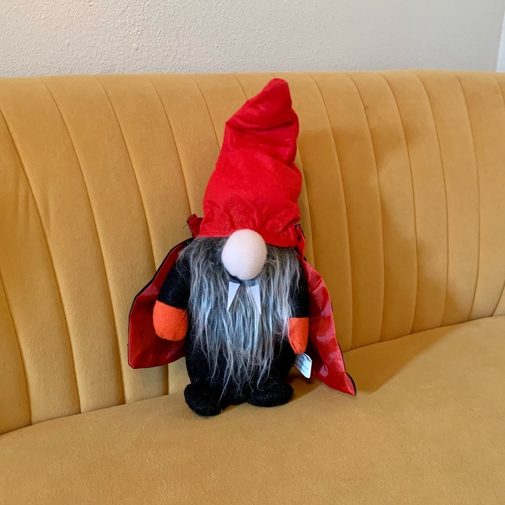 Halloween vampire gnome